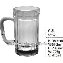 0.3L glass beer mug BIG MUG